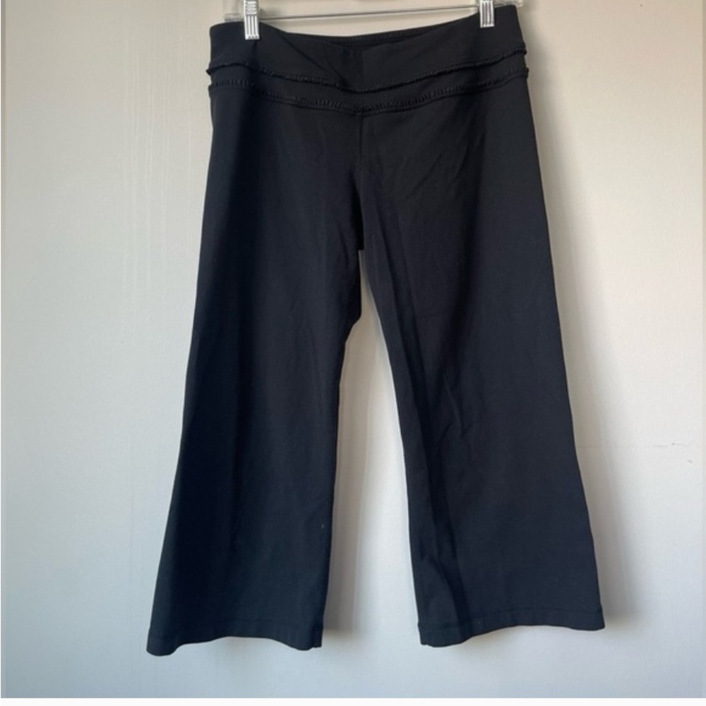 lululemon athletica Black Wide-Leg Pants